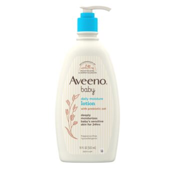 Aveeno Baby Daily Moisture Body Lotion with Prebiotic Oat 18 fl oz