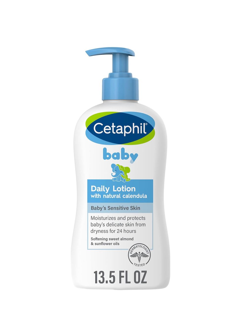 Cetaphil Baby Daily Lotion with Organic Calendula, 13.5 Fl oz.