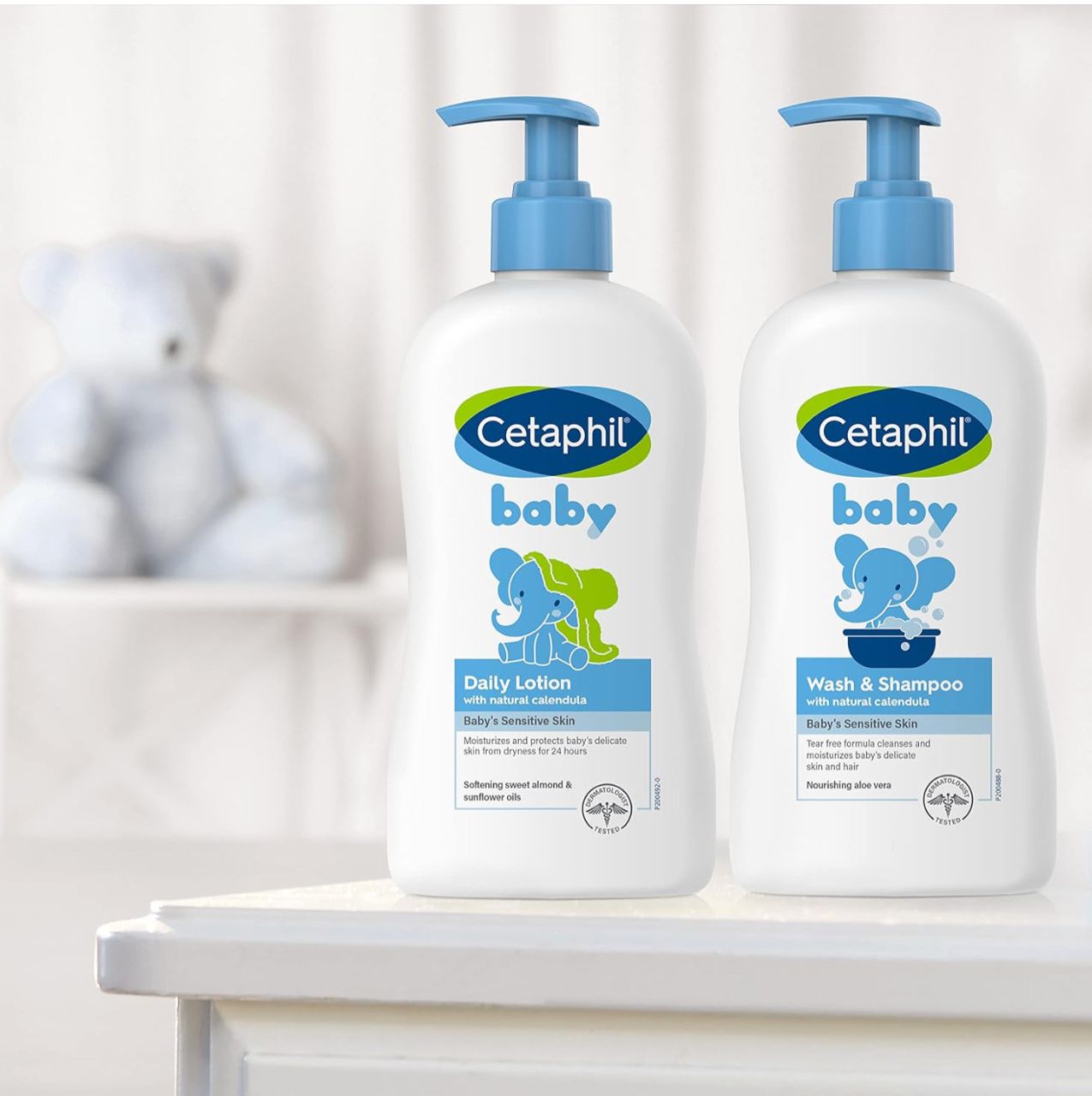 Cetaphil Baby Daily Lotion with Organic Calendula, 13.5 Fl oz. - Image 3