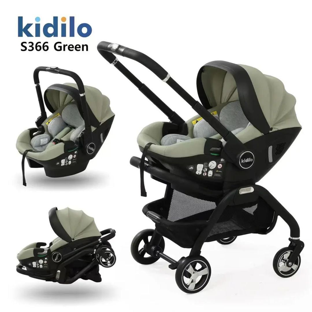 Kildilo S366 Convertible Car Seat & Stroller (0-6YRS) - Image 4