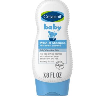 Cetaphil Baby Wash & Shampoo with Organic Calendula, Tear Free - 7.8oz