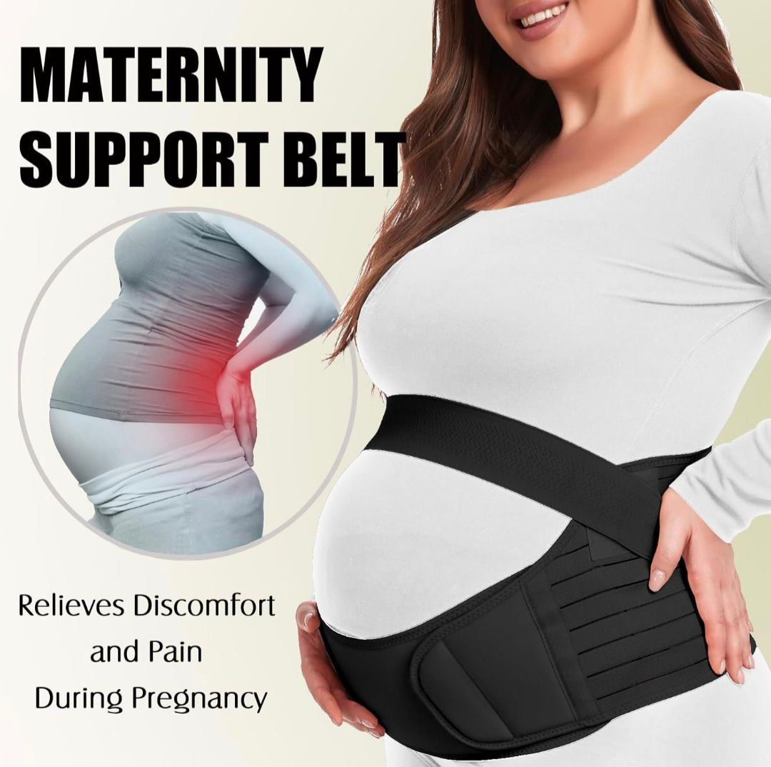 Pregnancy 3 in 1 Support Belt for Back/Pelvic/Hip Pain, Maternity Band Belly Support for Pregnancy Belly Support Band - Image 2