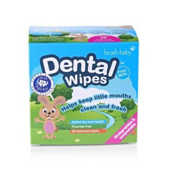 BRUSH BABY DENTAL WIPES (From Birth)