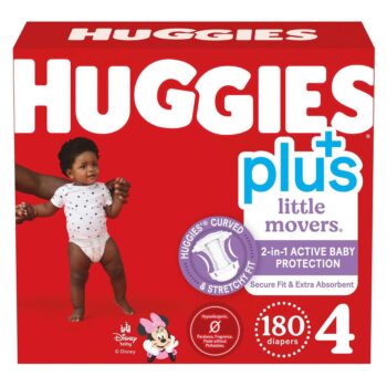 HUGGIES SNUG & DRY NEWBORN DIAPERS (180 Count)